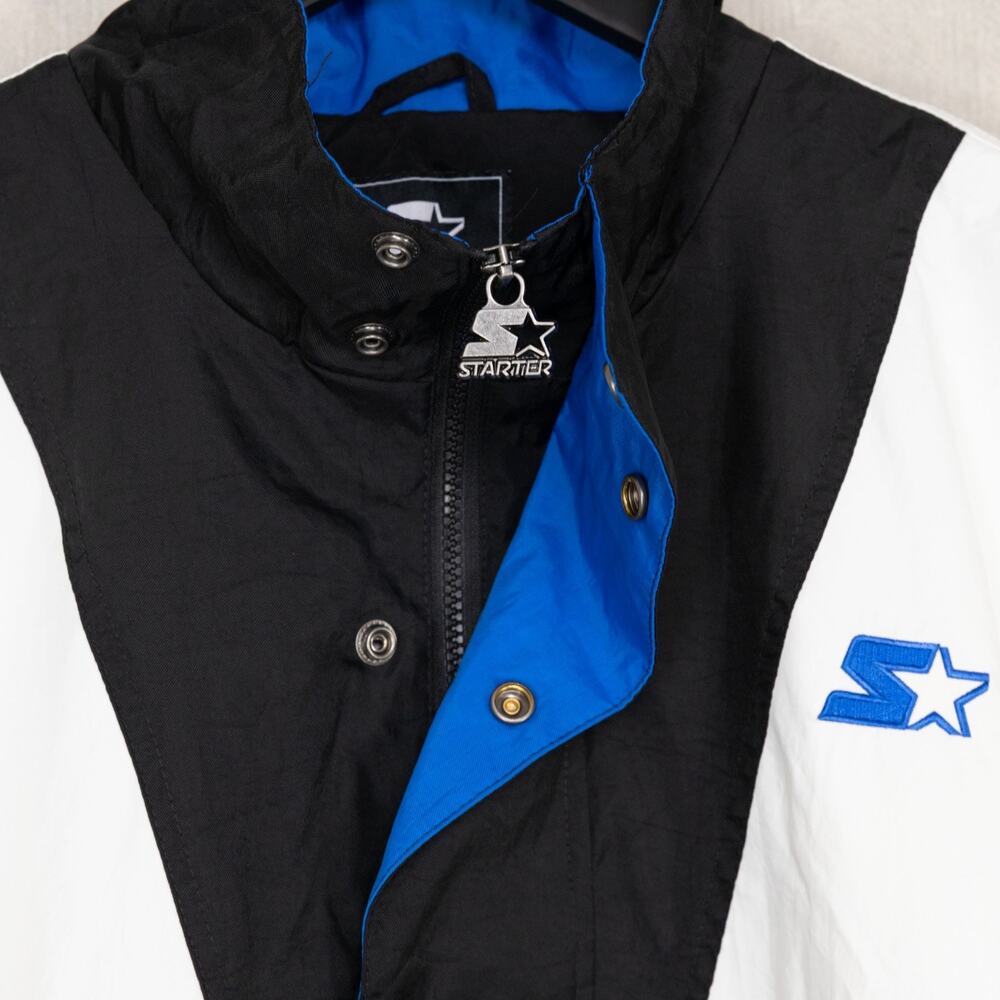 Starter Half-Zip Pullover Windbreaker Jacket Blue… - image 4